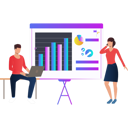 پیش‌نمایش فایل boy-and-girl-discussing-finance-graph-on-presentation-board-10773038 از پک آمار