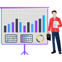 پیش‌نمایش فایل boy-giving-chart-graph-presentation-10773022 از پک آمار
