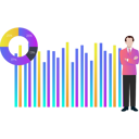 پیش‌نمایش فایل businessman-is-viewing-bar-graph-10773024 از پک آمار
