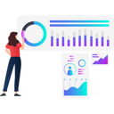 پیش‌نمایش فایل girl-looking-at-pie-graph-10773070 از پک آمار