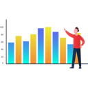 پیش‌نمایش فایل man-pointing-at-bar-graph-10773081 از پک آمار