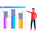 پیش‌نمایش فایل man-pointing-at-bars-of-graph-10773065 از پک آمار
