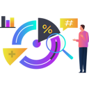 پیش‌نمایش فایل man-talks-about-pie-graph-data-10773054 از پک آمار