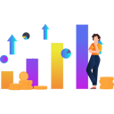 پیش‌نمایش فایل man-thinking-about-bar-graph-10773069 از پک آمار
