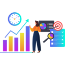 پیش‌نمایش فایل woman-pointing-at-business-bar-graph-10773101 از پک آمار