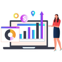پیش‌نمایش فایل woman-showing-bar-graph-on-laptop-10773032 از پک آمار