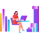 پیش‌نمایش فایل woman-working-on-business-data-10773039 از پک آمار
