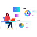 پیش‌نمایش فایل woman-working-on-business-growth-chart-10773051 از پک آمار