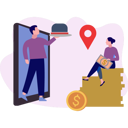 پیش‌نمایش فایل girl-ordering-food-online-10772907 از پک کسب و کار کوچک