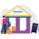 پیش‌نمایش فایل girl-standing-outside-of-bank-10772877 از پک کسب و کار کوچک