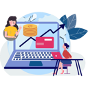 پیش‌نمایش فایل girl-working-on-online-business-10772964 از پک کسب و کار کوچک