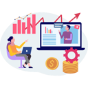 پیش‌نمایش فایل young-boy-and-girl-talking-online-about-business-graphs-10772942 از پک کسب و کار کوچک