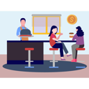 پیش‌نمایش فایل young-girls-talking-in-cafe-10772931 از پک کسب و کار کوچک