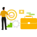 پیش‌نمایش فایل boy-is-pointing-at-business-targets-10734048 از پک کارآفرین