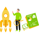 پیش‌نمایش فایل boy-is-pointing-at-the-startup-rocket-10734009 از پک کارآفرین