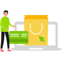 پیش‌نمایش فایل boy-is-showing-online-shopping-10733997 از پک کارآفرین