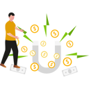 پیش‌نمایش فایل boy-is-showing-that-a-magnet-attracts-money-10734013 از پک کارآفرین