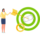 پیش‌نمایش فایل girl-is-pointing-at-the-target-goal-10733990 از پک کارآفرین