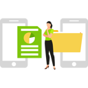 پیش‌نمایش فایل girl-is-thinking-about-business-folder-10734053 از پک کارآفرین