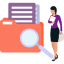 پیش‌نمایش فایل girl-is-looking-at-the-folder-10772547 از پک جستجو