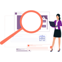 پیش‌نمایش فایل girl-is-searching-for-house-on-laptop-10772541 از پک جستجو