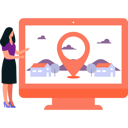پیش‌نمایش فایل girl-is-showing-the-location-pin-on-the-screen-10772522 از پک جستجو