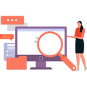 پیش‌نمایش فایل girl-s-showing-loading-search-on-monitor-10772528 از پک جستجو
