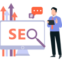 پیش‌نمایش فایل guy-is-doing-seo-showing-on-monitor-screen-10772567 از پک جستجو