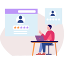 پیش‌نمایش فایل boy-is-pointing-at-the-star-rating-account-10772746 از پک ورود و ثبت‌نام