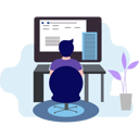 پیش‌نمایش فایل boy-is-working-on-monitor-10772639 از پک ورود و ثبت‌نام