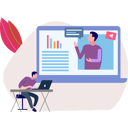 پیش‌نمایش فایل boy-is-working-online-on-laptop-10772638 از پک ورود و ثبت‌نام