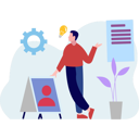پیش‌نمایش فایل boy-thinking-about-account-registration-idea-10772751 از پک ورود و ثبت‌نام