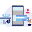 پیش‌نمایش فایل chart-graph-is-displayed-on-mobile-10772645 از پک ورود و ثبت‌نام