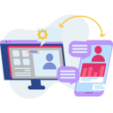 پیش‌نمایش فایل data-transfer-from-mobile-to-monitor-10772659 از پک ورود و ثبت‌نام
