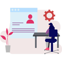 پیش‌نمایش فایل girl-is-looking-at-the-online-account-10772671 از پک ورود و ثبت‌نام
