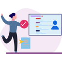 پیش‌نمایش فایل girl-is-looking-at-the-registration-form-10772764 از پک ورود و ثبت‌نام