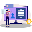 پیش‌نمایش فایل girl-is-pointing-at-the-user-profile-10772670 از پک ورود و ثبت‌نام