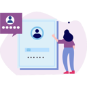 پیش‌نمایش فایل girl-is-pointing-at-the-user-profile-10772762 از پک ورود و ثبت‌نام
