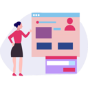 پیش‌نمایش فایل girl-is-telling-about-the-online-account-10772626 از پک ورود و ثبت‌نام