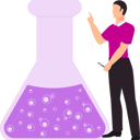 پیش‌نمایش فایل boy-is-pointing-at-the-chemical-flask-10795713 از پک بیوتکنولوژی
