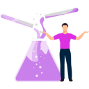 پیش‌نمایش فایل boy-showing-a-mixture-of-chemicals-10795698 از پک بیوتکنولوژی