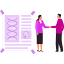 پیش‌نمایش فایل girl-and-a-boy-are-talking-about-dna-10795679 از پک بیوتکنولوژی