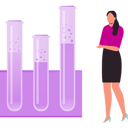 پیش‌نمایش فایل girl-is-showing-the-test-tubes-10795689 از پک بیوتکنولوژی