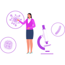 پیش‌نمایش فایل girl-is-showing-virus-in-microscope-10795678 از پک بیوتکنولوژی