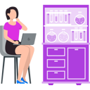 پیش‌نمایش فایل girl-is-sitting-on-the-chair-and-doing-research-10795685 از پک بیوتکنولوژی