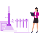 پیش‌نمایش فایل girl-is-using-a-laptop-for-an-experiment-10795638 از پک بیوتکنولوژی