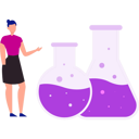 پیش‌نمایش فایل girl-showing-flasks-with-chemicals-10795664 از پک بیوتکنولوژی