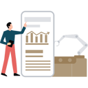 پیش‌نمایش فایل boy-is-pointing-at-graph-on-mobile-10795610 از پک تصویرسازی با هوش مصنوعی