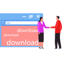 پیش‌نمایش فایل boy-and-a-girl-are-dealing-online-10795539 از پک مسدودکننده تبلیغات