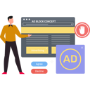پیش‌نمایش فایل boy-is-showing-ad-block-concept-browser-10795477 از پک مسدودکننده تبلیغات
